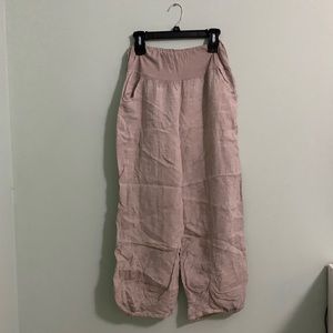 Tina Stephens Linen Blend Pants OS